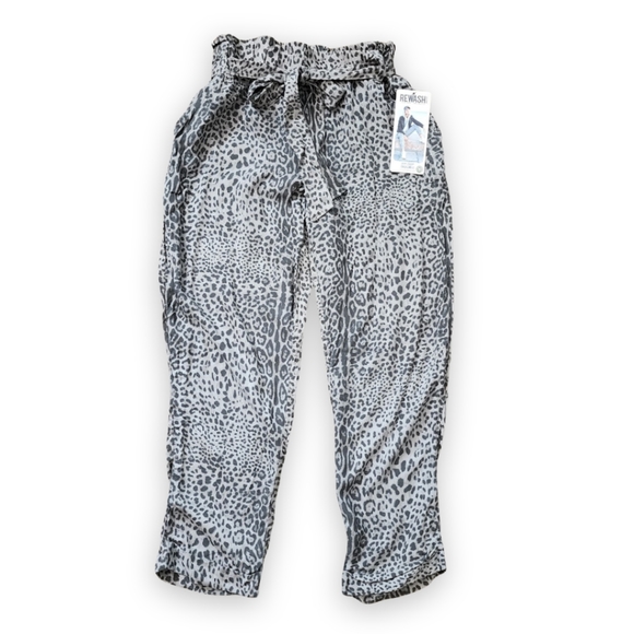 Rewash Pants - 🆕️ Grey Leopard Jogger Pants, Women's Medium [NWT!]